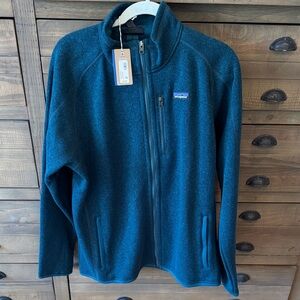 NWT Patagonia Men's Green Better Sweater Jacket Sz L